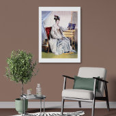 Victoriaans Dame met Sieraden Doos - Elegante Vint Poster