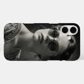 Victoriaans dame met zonnebril Art Case-Mate iPhone Case (Achterkant (horizontaal))
