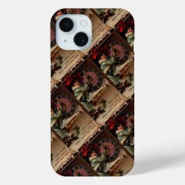 Victoriaans dame nieuwjaar iPhone 15 case