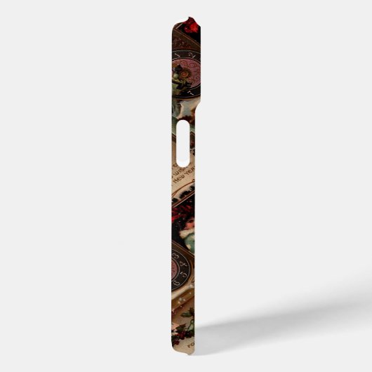 Victoriaans dame nieuwjaar Case-Mate iPhone case (Achterkant / Rechts)