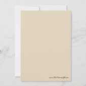 Victoriaans dame op haar schrijfbureau kaart (Achterkant)