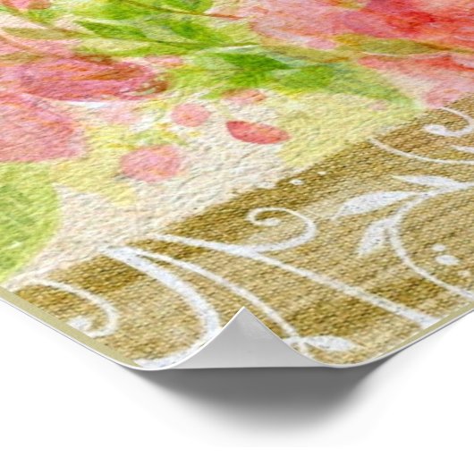 Victoriaans dame poster (Hoek)