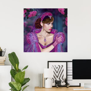 Victoriaans dame poster