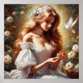 Victoriaans dame poster (Voorkant)