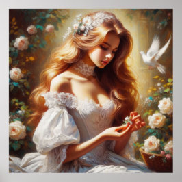 Victoriaans dame poster