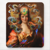  Victoriaans dame Squid Mousepad Muismat (Voorkant)