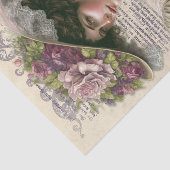 Victoriaans dame tissuepapier (Detail)