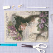 Victoriaans dame tissuepapier (Craft)