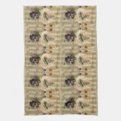 Victoriaans Dame  Valentijn Keukenhanddoeken (Verticaal)