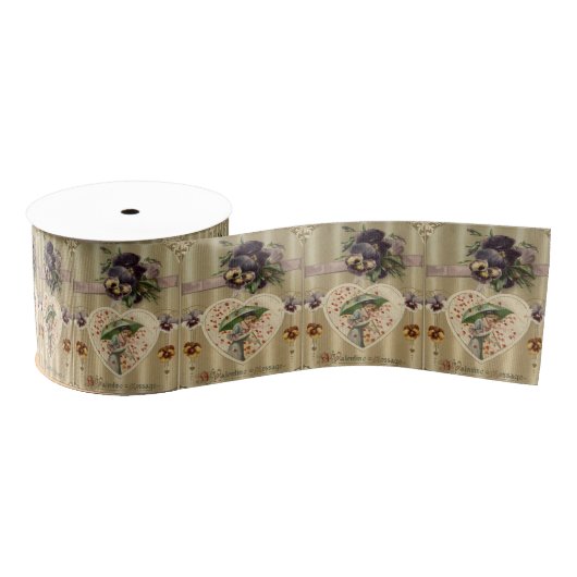 Victoriaans dame  Valentijn Ribbon Grosgrain Lint (Spoel)
