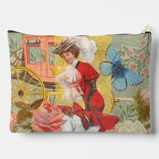 Victoriaans dame vrouw plezier vervoer etui (Achterkant)