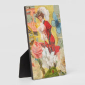 Victoriaans dame vrouw plezier vervoer fotoplaat (Zijkant)