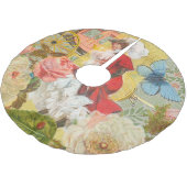 Victoriaans dame vrouw plezier vervoer kerstboom rok (Gekanteld)