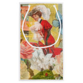 Victoriaans dame vrouw plezier vervoer klein cadeauzakje (Achterkant)