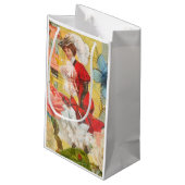 Victoriaans dame vrouw plezier vervoer klein cadeauzakje (Achterkant Gekanteld)