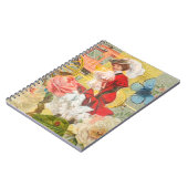 Victoriaans dame vrouw plezier vervoer notitieboek (Linkerzijde)