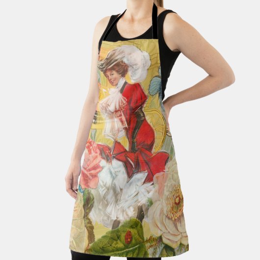 Victoriaans dame vrouw plezier vervoer schort (Insitu)