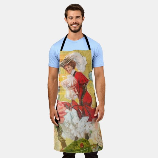 Victoriaans dame vrouw plezier vervoer schort (Gedragen)