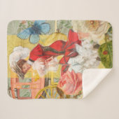 Victoriaans dame vrouw plezier vervoer sherpa deken (Voorkant (horizontaal))