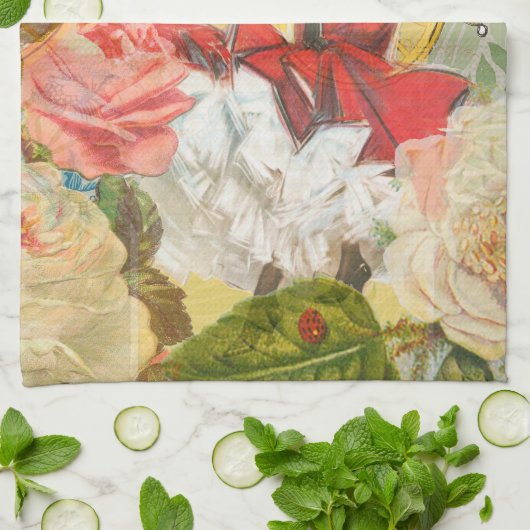 Victoriaans dame vrouw plezier vervoer theedoek (Gevouwen)