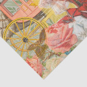 Victoriaans dame vrouw plezier vervoer tissuepapier (Detail)