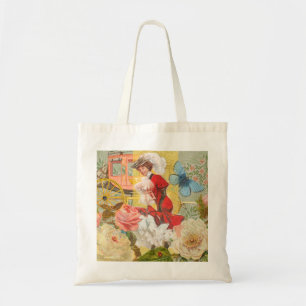 Victoriaans dame vrouw plezier vervoer tote bag