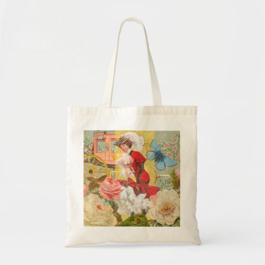 Victoriaans dame vrouw plezier vervoer tote bag (Voorkant)
