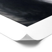 Victoriaans dame zwart-wit, lang haar poster (Hoek)