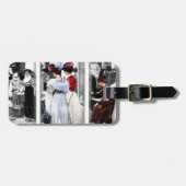  Victoriaans dames Bagagelabel (Voorkant horizontaal)