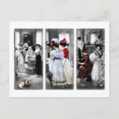 Victoriaans dames Briefkaart (Voorkant)