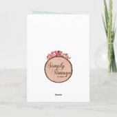 Victoriaans dames en meisjes bij het Zee Kaart (Achterkant)