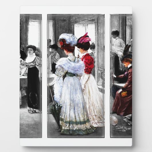  Victoriaans dames Fotoplaat (Voorkant)