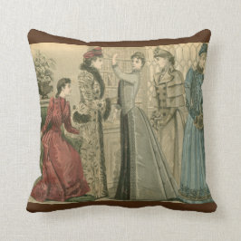 Victoriaans dames in de bibliotheek kussen