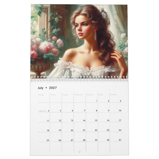 Victoriaans dames kalender (Jul 2027)