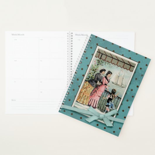 Victoriaans Dames & Meisje  Reproductie Planner (Display)