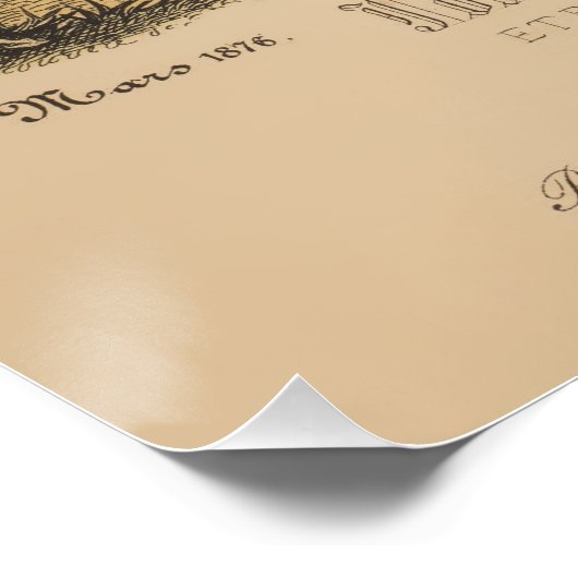 Victoriaans dames meisje wandeling scène parijs vi perfect poster (Hoek)