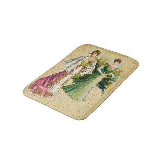  Victoriaans Dames Mode Bath Mat (Gekanteld)