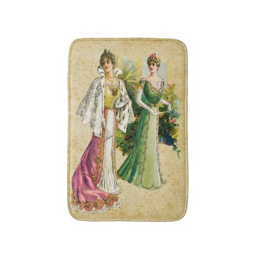  Victoriaans Dames Mode Bath Mat (Voorkant Verticaal)