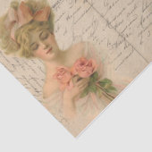 Victoriaans Dames Mode Decoupage Crafts/Wrapping Tissuepapier (Detail)