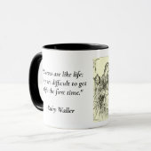 Victoriaans dames naaien Mok (Voorkant links)