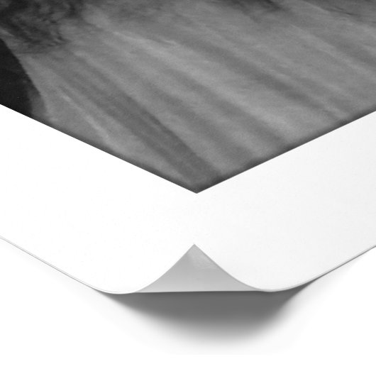 Victoriaans damesgebed zeer lang haar poster (Hoek)