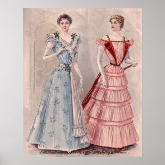 Victoriaans dameshuisstijl in catalogusPosters Poster (Voorkant)