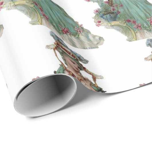 Victoriaans dameskrapppapier cadeaupapier (Rol Hoek)
