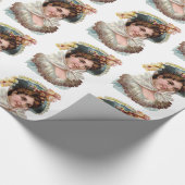 Victoriaans dameskrapppapier cadeaupapier (Hoek)