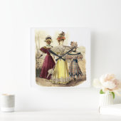 Victoriaans damesontwerp  vierkante klok (Huis)