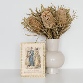 Victoriaans damestuin parijs franse vintage advert poster