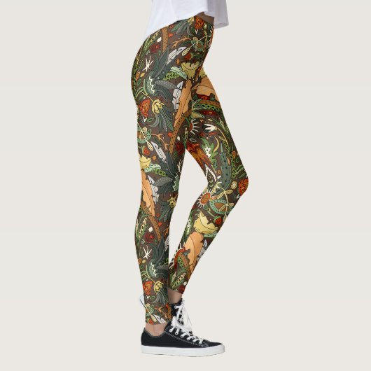 Victoriaans dampaarde leggings (Rechts)