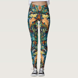 Victoriaans dampmiddernacht leggings
