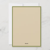 Victoriaans dansmeisje in Green St. Patrick's Day Feestdagenkaart (Achterkant)