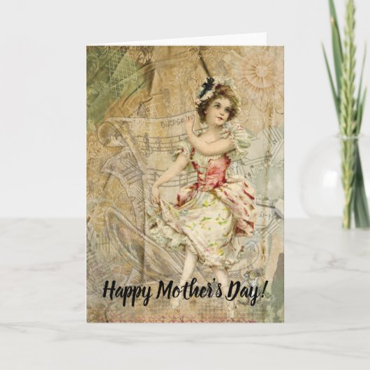 Victoriaans dansmeisjes — Specificaties Kaart (Voorkant)